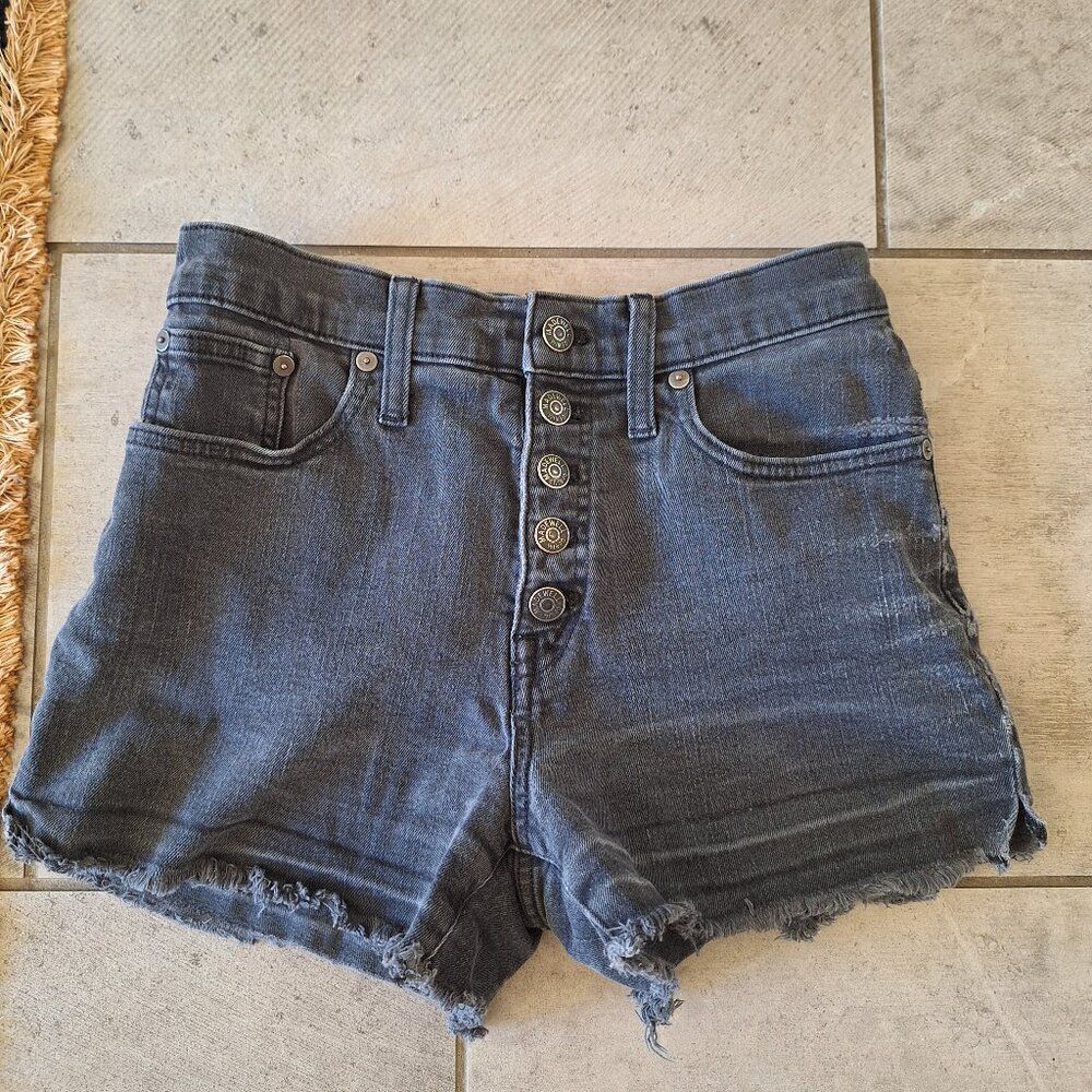 Madewell High Rise Exposed Button Fly size 25